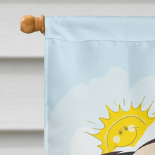Load image into Gallery viewer, Fawn Pug Summer Beach Flag Canvas House Size BB2130CHF