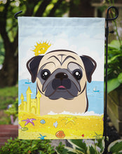 Load image into Gallery viewer, Fawn Pug Summer Beach Garden Flag – Decorative Outdoor Yard Flag BB2130GF