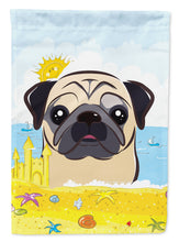 Load image into Gallery viewer, Fawn Pug Summer Beach Garden Flag – Decorative Outdoor Yard Flag BB2130GF