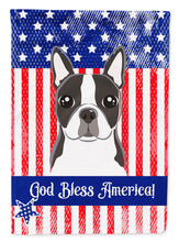 Load image into Gallery viewer, Boston Terrier Flag Canvas House Size BB2133CHF
