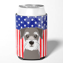 Load image into Gallery viewer, American Flag and Schnauzer Can or Bottle Hugger BB2136CC