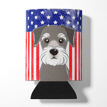 Load image into Gallery viewer, American Flag and Schnauzer Can or Bottle Hugger BB2136CC
