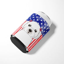 Load image into Gallery viewer, American Flag and Maltese Can or Bottle Hugger BB2138CC