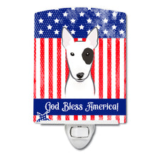 Load image into Gallery viewer, American Flag and Bull Terrier Ceramic Night Light BB2139CNL