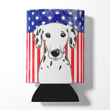 Load image into Gallery viewer, American Flag and Dalmatian Can or Bottle Hugger BB2140CC