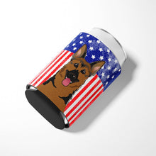 Load image into Gallery viewer, American Flag and German Shepherd Can or Bottle Hugger BB2141CC