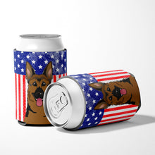 Load image into Gallery viewer, American Flag and German Shepherd Can or Bottle Hugger BB2141CC