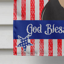 Load image into Gallery viewer, Smooth Black and Tan Dachshund Flag Canvas House Size BB2145CHF