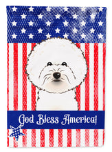 Load image into Gallery viewer, Bichon Frise Flag Canvas House Size BB2147CHF
