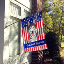 Load image into Gallery viewer, Alaskan Malamute Flag Canvas House Size BB2148CHF