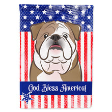Load image into Gallery viewer, English Bulldog  Flag Canvas House Size BB2149CHF