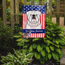 Load image into Gallery viewer, White English Bulldog  Garden Flag – Decorative Outdoor Yard Flag BB2150GF