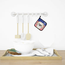 Load image into Gallery viewer, American Flag and Pekingese Pot Holders - Set of 2 - Heat-Resistant Kitchen Essentials BB2151PTHD