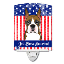 Load image into Gallery viewer, American Flag and Boxer Ceramic Night Light BB2153CNL