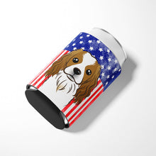 Load image into Gallery viewer, American Flag and Cavalier Spaniel Can or Bottle Hugger BB2154CC