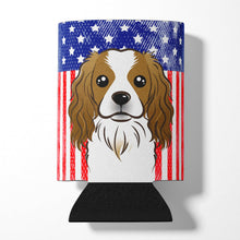 Load image into Gallery viewer, American Flag and Cavalier Spaniel Can or Bottle Hugger BB2154CC
