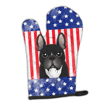 Load image into Gallery viewer, American Flag and French Bulldog Oven Mitt BB2157OVMT