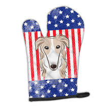 Load image into Gallery viewer, American Flag and Borzoi Oven Mitt BB2158OVMT