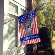 Load image into Gallery viewer, Weimaraner Flag Canvas House Size BB2161CHF