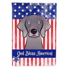 Load image into Gallery viewer, Weimaraner Flag Canvas House Size BB2161CHF
