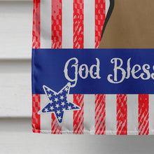 Load image into Gallery viewer, God Bless American Flag with Wirehaired Dachshund Flag Canvas House Size BB2163CHF
