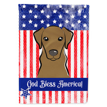 Load image into Gallery viewer, God Bless American Flag with Wirehaired Dachshund Flag Canvas House Size BB2163CHF