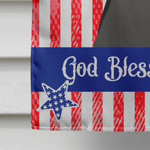 Load image into Gallery viewer, God Bless American Flag with Black Labrador Flag Canvas House Size BB2165CHF
