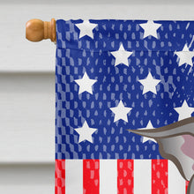 Load image into Gallery viewer, God Bless American Flag with Italian Greyhound Flag Canvas House Size BB2166CHF