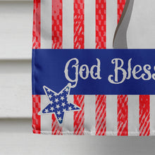 Load image into Gallery viewer, God Bless American Flag with Italian Greyhound Flag Canvas House Size BB2166CHF