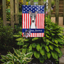Load image into Gallery viewer, God Bless American Flag with Italian Greyhound Garden Flag – Decorative Outdoor Yard Flag BB2166GF
