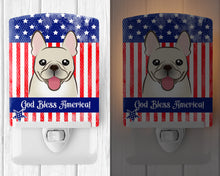 Load image into Gallery viewer, American Flag and French Bulldog Ceramic Night Light BB2168CNL