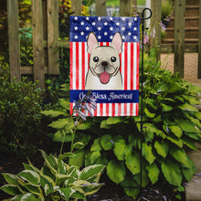 Load image into Gallery viewer, God Bless American Flag with French Bulldog Garden Flag – Decorative Outdoor Yard Flag BB2168GF