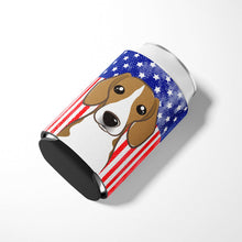 Load image into Gallery viewer, American Flag and Beagle Can or Bottle Hugger BB2169CC
