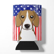 Load image into Gallery viewer, American Flag and Beagle Can or Bottle Hugger BB2169CC
