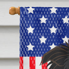 Load image into Gallery viewer, God Bless American Flag with Border Collie Flag Canvas House Size BB2171CHF