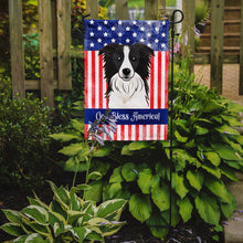 Load image into Gallery viewer, God Bless American Flag with Border Collie Garden Flag – Decorative Outdoor Yard Flag BB2171GF
