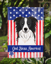 Load image into Gallery viewer, God Bless American Flag with Border Collie Garden Flag – Decorative Outdoor Yard Flag BB2171GF