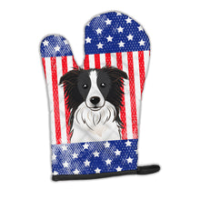 Load image into Gallery viewer, American Flag and Border Collie Oven Mitt BB2171OVMT
