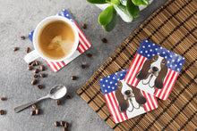 Load image into Gallery viewer, American Flag and Basset Hound Foam Coaster