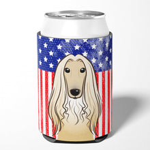 Load image into Gallery viewer, American Flag and Afghan Hound Can or Bottle Hugger BB2174CC