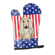 Load image into Gallery viewer, American Flag and Afghan Hound Oven Mitt BB2174OVMT