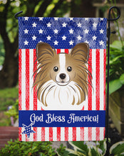 Load image into Gallery viewer, God Bless American Flag with Papillon Garden Flag – Decorative Outdoor Yard Flag BB2178GF