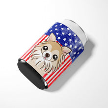 Load image into Gallery viewer, American Flag and Chihuahua Can or Bottle Hugger BB2181CC