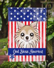 Load image into Gallery viewer, God Bless American Flag with Chihuahua Garden Flag – Decorative Outdoor Yard Flag BB2181GF