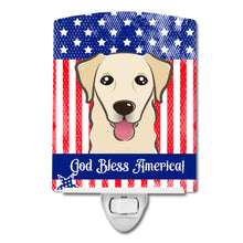 Load image into Gallery viewer, American Flag and Golden Retriever Ceramic Night Light BB2182CNL