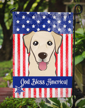 Load image into Gallery viewer, God Bless American Flag with Golden Retriever Garden Flag – Decorative Outdoor Yard Flag BB2182GF