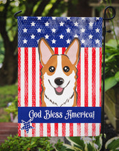 Load image into Gallery viewer, God Bless American Flag with Red Corgi Garden Flag – Decorative Outdoor Yard Flag BB2184GF