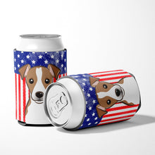 Load image into Gallery viewer, American Flag and Jack Russell Terrier Can or Bottle Hugger BB2190CC