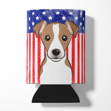 Load image into Gallery viewer, American Flag and Jack Russell Terrier Can or Bottle Hugger BB2190CC