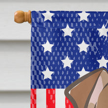 Load image into Gallery viewer, God Bless American Flag with Jack Russell Terrier Flag Canvas House Size BB2190CHF